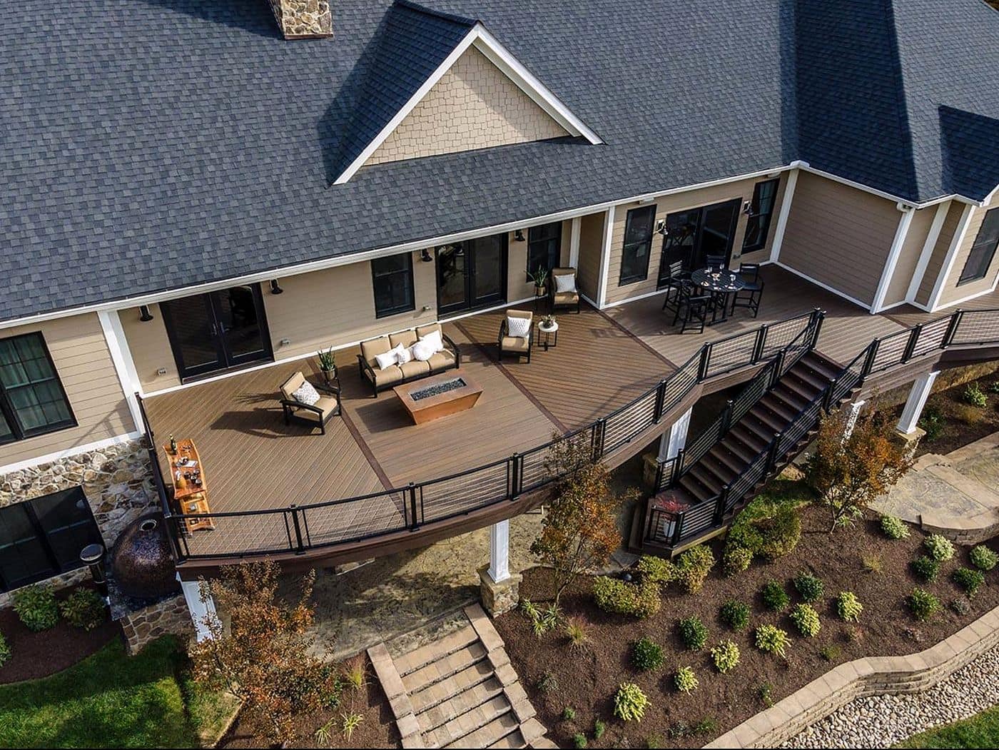 Full exterior renovation project by Cornerstone Renovations